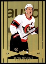 2021-22 Upper Deck Tim Hortons Gold Etchings Brady Tkachuk #G-14