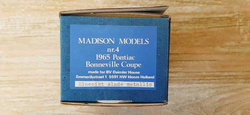 Madison Models Nr.4 Pontiac Bonneville Coupe 1965 1:43 - Foto 7 di 7