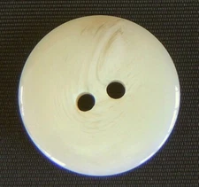 5-3/4" Marbled Cream-Taupe Gold Rim 2 Hole Coat-Jacket-Dress Buttons JZC115