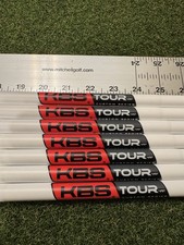 NEW KBS Tour Custom Series 120g Stiff White Pearl .355 Tip Iron Shaft Set 4-PW