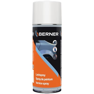 Paint spray black gloss 400 ml Berner 1 bottle ral9005 148604