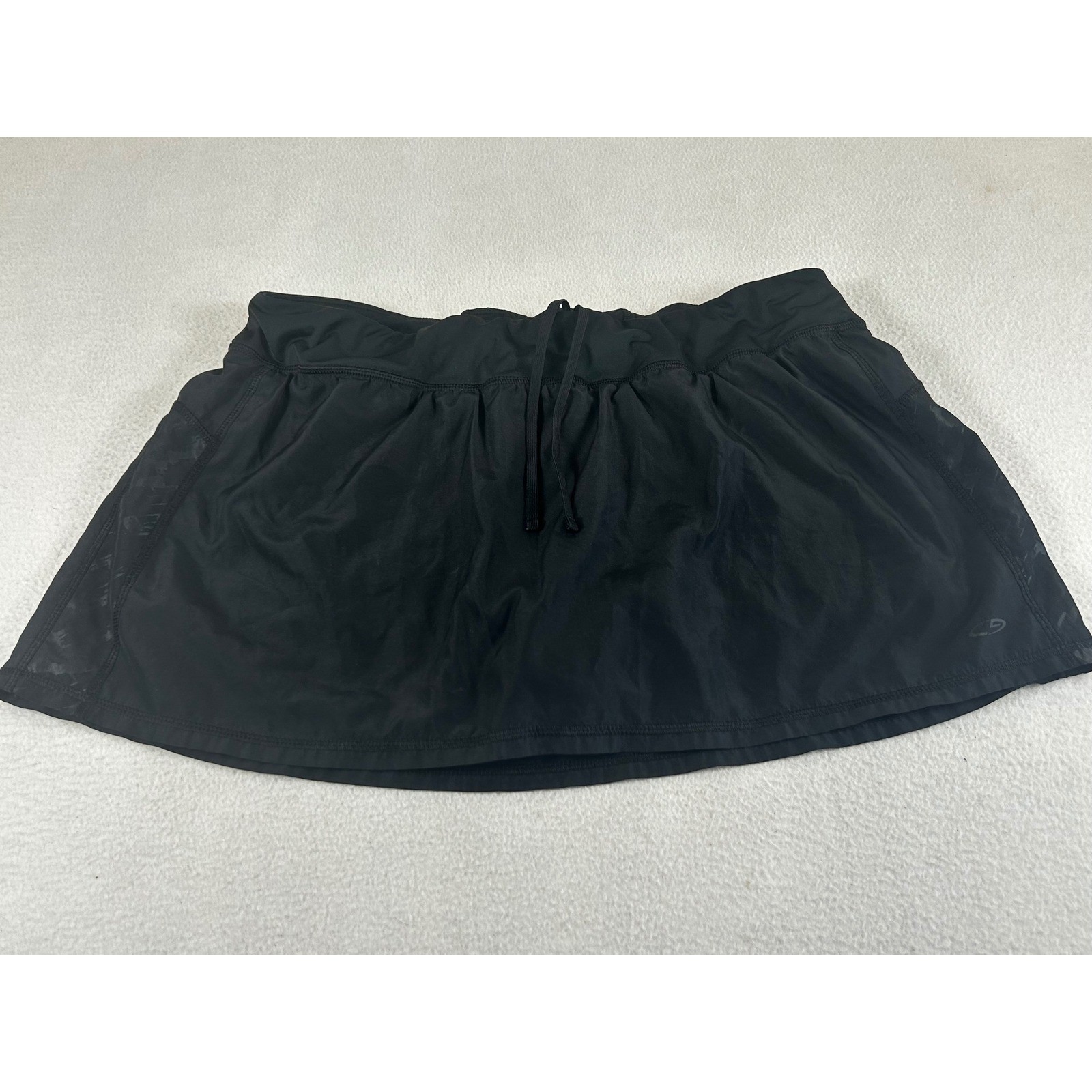 C9 Champion Womens Black Athletic Skort XL Drawstring Built-in Shorts Activewear