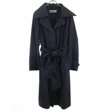 Secondhand ISSEY MIYAKE Made in Japan Coat 2 Charcoal Black Women Used PD