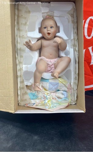 The Ashton-Drake Galleries Porcelain Where Do Babies Come From Baby Doll w/ COA