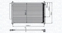 Magneti Marelli Kondensator Klimaanlage 350203850000 FüR Toyota Yaris Hybrid
