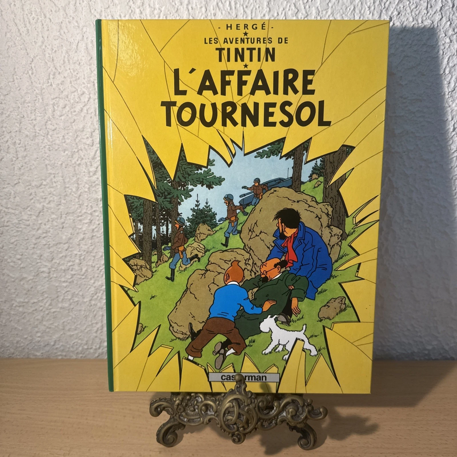 BD Les Aventures De Tintin Numéro 18 L’affaire Tournesol Hergé Casterman 1956