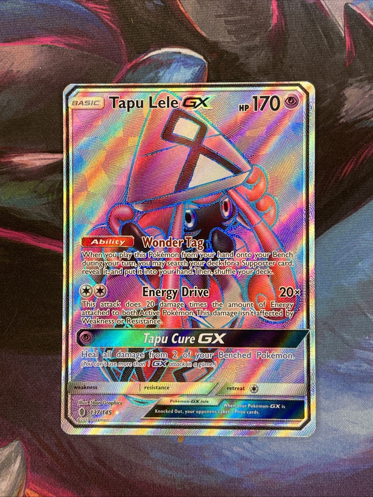 Tapu Lele GX (Full Art) 137/145 Sm-Guardians Rising Holo