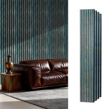 Wood Slat Wall Panels for Interior Wall Decor, Acoustic MDF Wall Panels 94" H