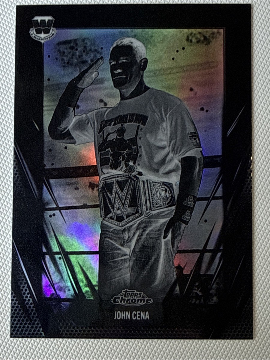 NEGATIVE REFRACTOR 2026 Topps Chrome WWE Wrestling Cards You Pick