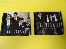 IL DIVO (6) ANCORA / IL DIVO (W) Bundle of 2 x CD Albums No Cases SIMCO