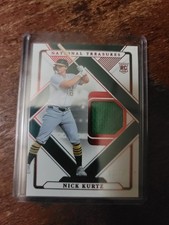 Nick Kurtz 2025 Panini National Treasures Treasured Threads Red /75 Athletics RC