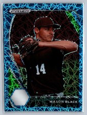 2021 Panini Prizm Draft Picks #PDP85 Mason Black Blue Velocity Prizm