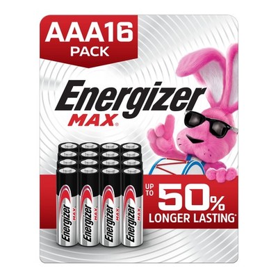 Energizer MAX AAA Batteries, Triple A Alkaline Batteries