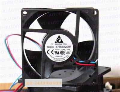 Qty:1 DELTA EFB0812EHF 8032 12V 0.68A 8CM Server Cooling Fan 3-wire