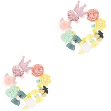 Set of 2 Pet Hair Clips Accessories for Dogs Bows Grooming Decoration