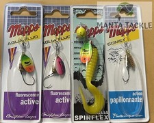 NEW 4 x Mepps Spinners Lures Perch Pike Trout  Aglia Comet Spinflex Single Hook