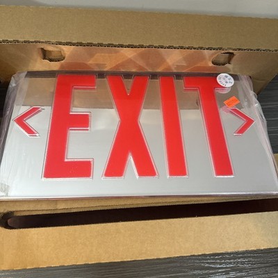 NEW Lithonia Lighting LED Emergency Exit 2 Face LRP 2 RMR LRA 120/277 PNL