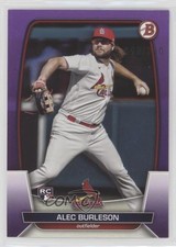 2023 Bowman Purple 98/250 Alec Burleson #47 04br