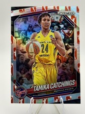 2025 Panini Prizm WNBA #60 Tamika Catchings WNBA Logo Prizms