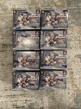 2025 Topps Chrome NFL Football Blaster Value Box Lot of 8 Sealed Boxes In Hand