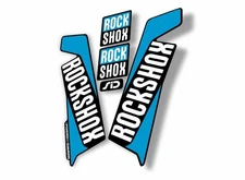 Rock Shox SID Brain 2016-17 Mountain Bike Cycling Decal Sticker Adhesive Blue