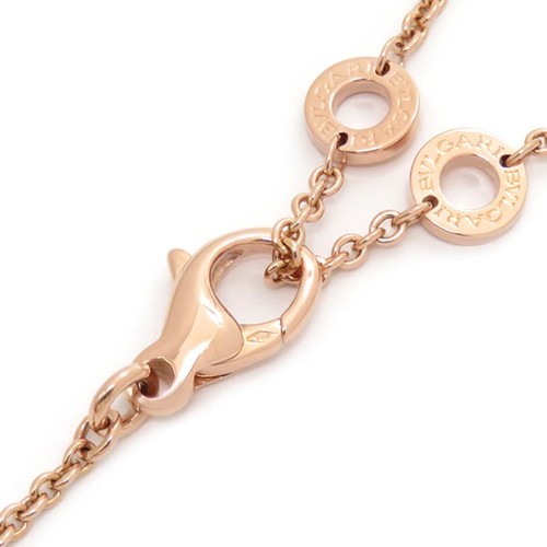 Bvlgari necklace BZERO ONE K18PG ceramic pink gold X white B-zero1 Used HOUB-0 - Picture 4 of 9