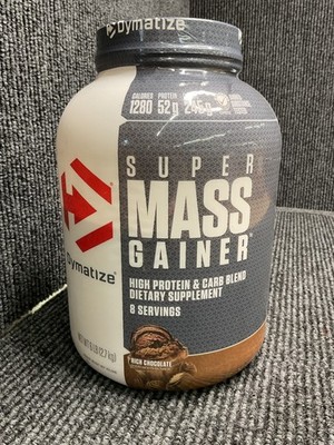 Dymatize Super Mass Gainer Protein Powder, Rich 6 Pound (Pack of 1)  EXP 5/2026