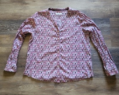 Gerry Weber Edition Blouse Pink Long Sleeves Sz 12