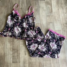 Studio Donatella Two Piece Loungerwear Y2K Pajamas Set size L