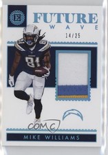 2018 Panini Encased Future Wave Materials Sapphire 14/25 Mike Williams 5c9