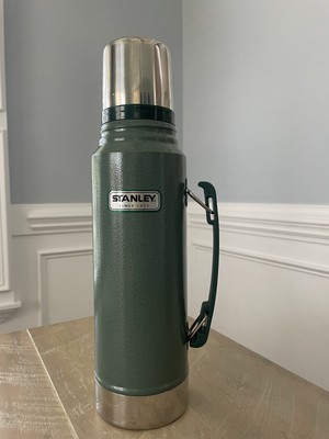 Stanley Classic Vacuum Thermos Bottle Coffee Insulated Wide Mouth 1 Qt Stainless
