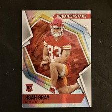 Noah Gray - 2021 Rookies and Stars /80 Longevity Parallel - Chiefs - RC