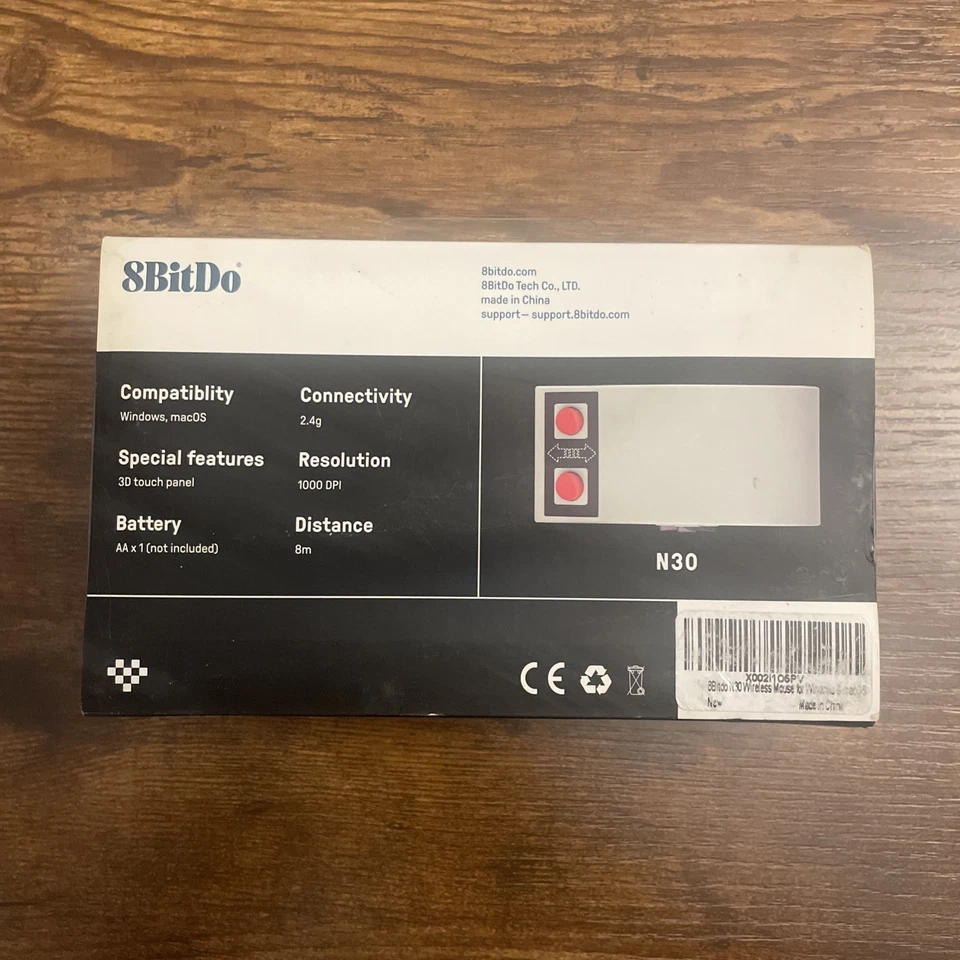 8BitDo N30 Wireless Mouse with 3D touch panel and D-pad - For macOS and Windows - Image 2 of 3