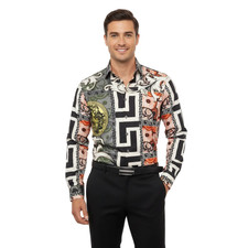 Mens Stacy Adams Medallion Lion Print Sports ...