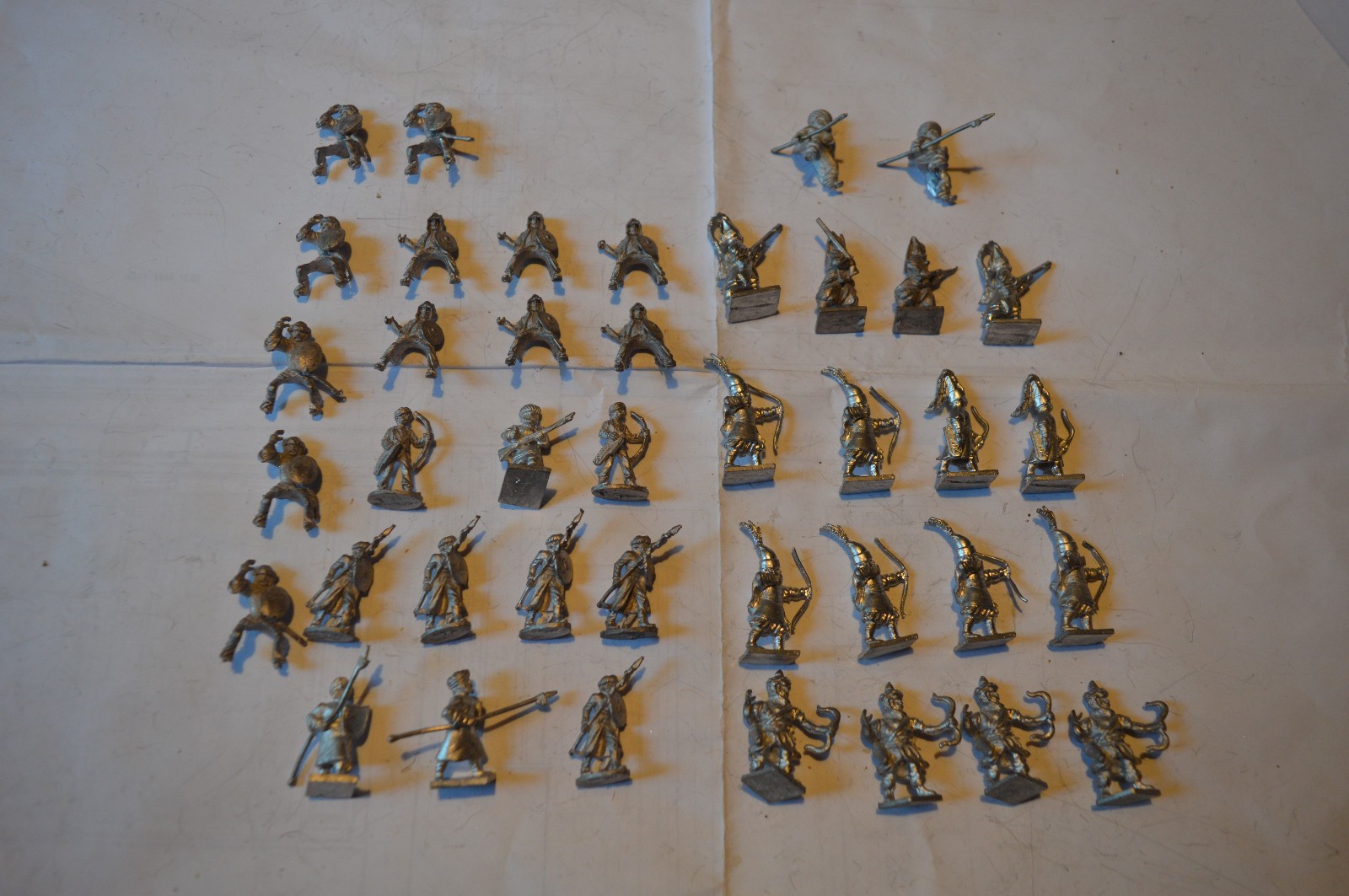 Figurines de Turcs ottomans de la Renaissance 25mm pour dioramas et soirées de jeux d'histoire