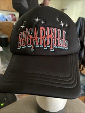SUGARHILL LA Urban Logo Baseball Cap Black Men&rsquo;s Hat Embroidered Adult