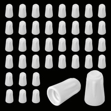 40pcs High Temperature Ceramic Wire Connectors, Nuts Insulated white