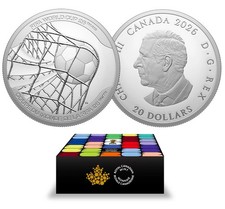 2026 Canada $20 FIFA World Cup: The Winning Goal - One Ounce Fine Silver Coin