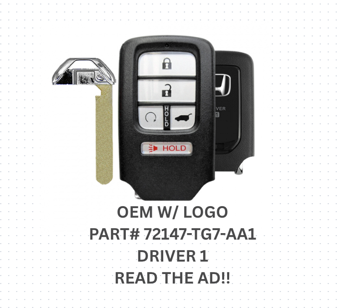 Original Oem Honda 2019-2022 Pilot | 2019-2024 Passport Smart Key ...