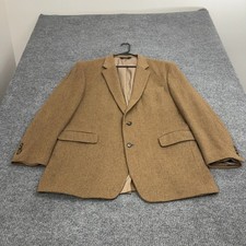 Jos A Bank Blazer Mens 46L Tan Camelhair Two Button Sport Coat Professional