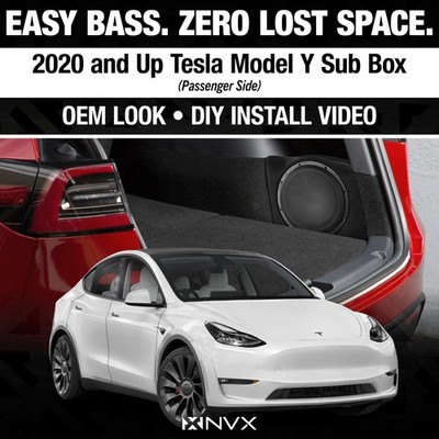 Open Box, Great - NVX BE-TSLAY-G1P Subwoofer Enclosure for select 2020-2023 Tesl
