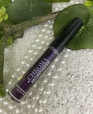 L Oréal Loreal CHROMA MORPHOSE Glitter Pressed Lipstick 04 Deep Venom 3ml *neu*