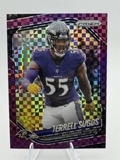 2025 Panini Prizm Terrell Suggs Purple Power /49 Baltimore Ravens Color Match