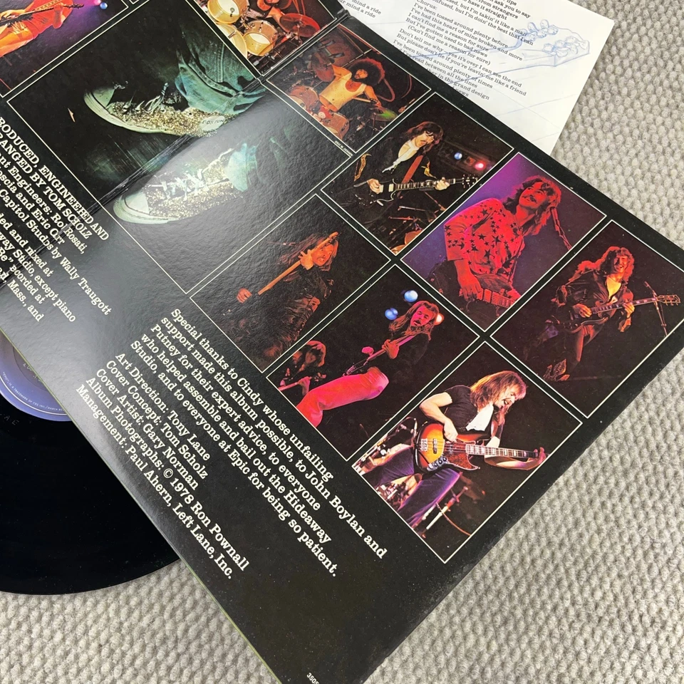 Boston Don't Look Back 1978 BL-35050 CBS Vinyl LP Record Original Vintage Foto 4 de 4