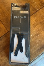 Jos. A. Bank Mens Black Suspenders One Size NEW MSRP 65