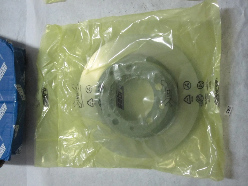 适用于保时捷 944 1986 Sebro 205804C 固体涂层后对转子 1987 - 1995 GT S4 — 第 2/4 张图片