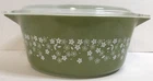 Vintage PYREX CRAZY DAISY SPRING BLOSSOM 475-B CASSEROLE & LID 2 1/2 Qt.