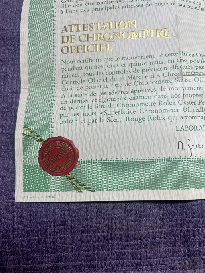 Rolex Certificado Garantía Garantía 420x x x x Foto 2 de 4