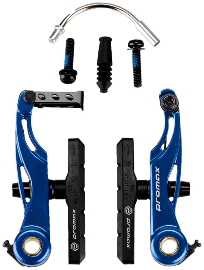Promax P-1 Линейно-тяговый тормоз BMX 85 мм Синий Легкий алюминиевый с большим ходом 5690₽