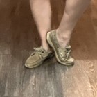 SPERRY Top-Sider Brown Leather Boat Shoes Lace Up US 8.5 Pre-Owned Fair — photo 1